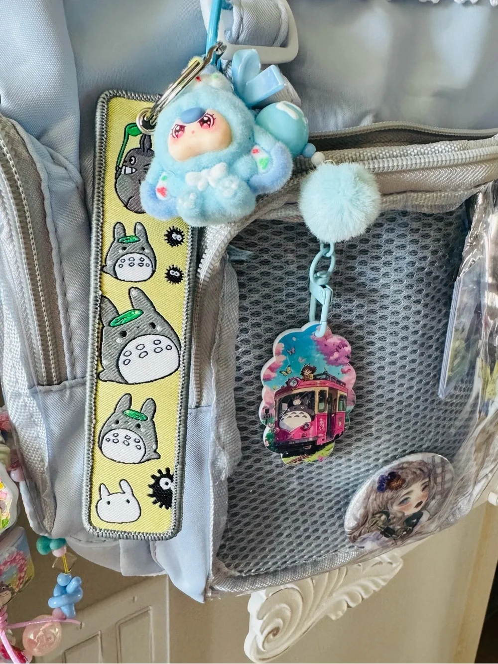 Fully LOADED Kawaii Coquette Lolita Ita Bag! Light Blue Beauty!